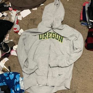 Oregon Grey nike hoodie